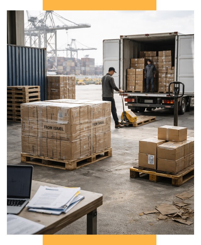 Доставка грузов из Израиля от 15368 р., логистика от СетСервис-Лмн