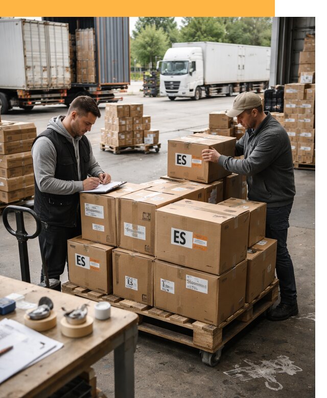 Доставка грузов в Испанию автотранспортом от 35858 руб