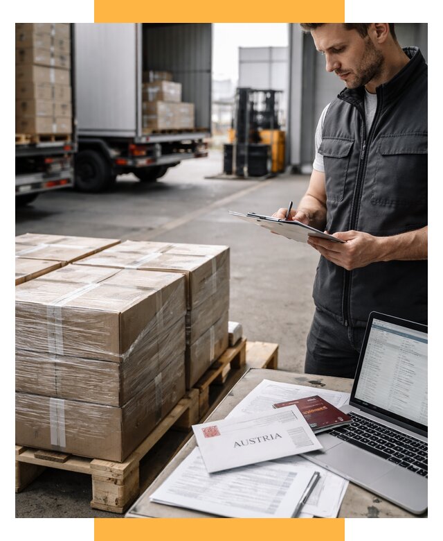 Доставка в Австрию от 66593 р. Логистика и экспорт СетСервис-Лмн