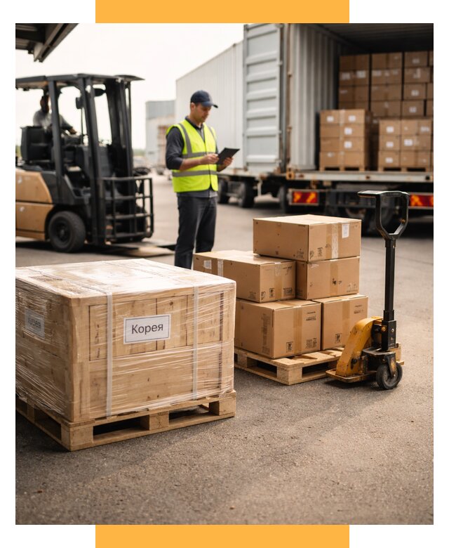 Доставка грузов в Корею из России от 35858 р. | СетСервис-Лмн