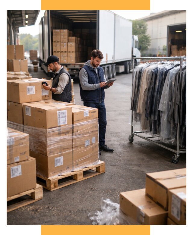 Перевозка и доставка одежды из Китая от 7684 р., СетСервис-Лмн