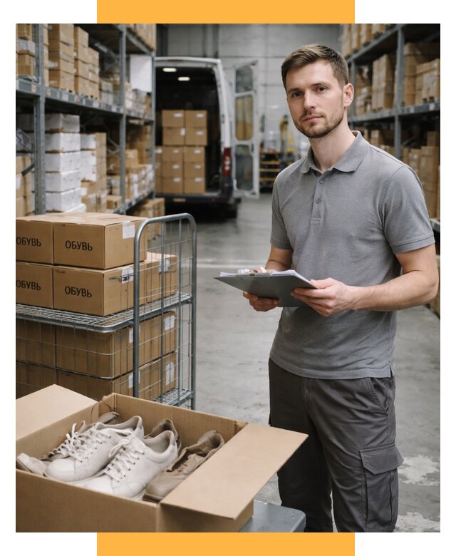 Доставка обуви из Китая и Турции от 4610 р. СетСервис-Лмн