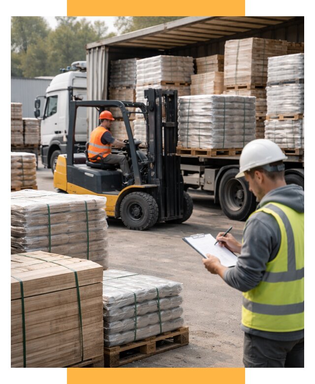 Перевозка строительных материалов от 5635 р. | СетСервис-Лмн