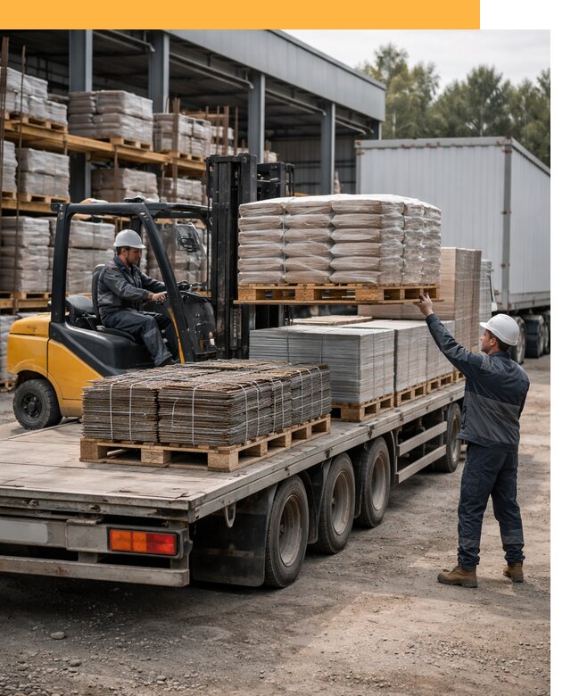 Перевозка строительных материалов по миру от 5635 руб